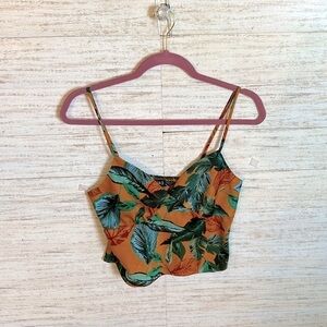TIMING Tropical Crop Top | SIZE S